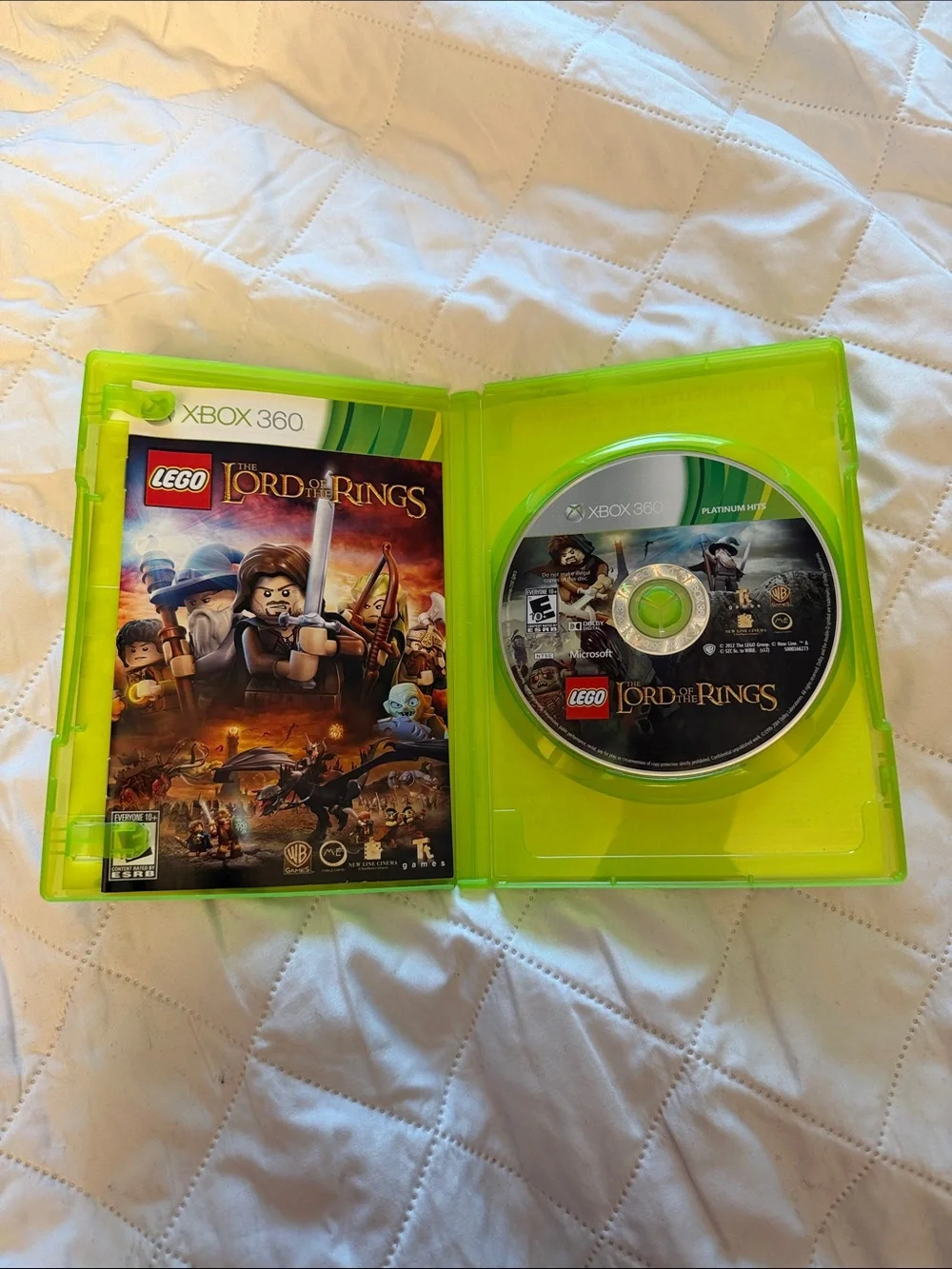 Microsoft Xbox 360 Platinum Hits Lego The Lord of the Rings Game